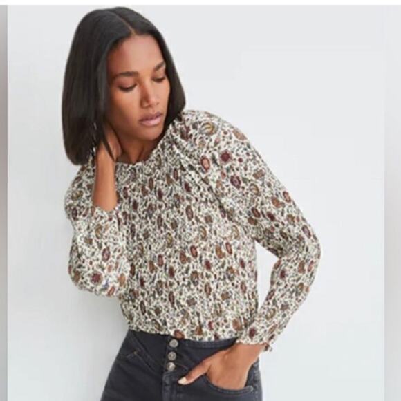 Veronica Beard Multicolor Printed Top - Picture 1 of 8